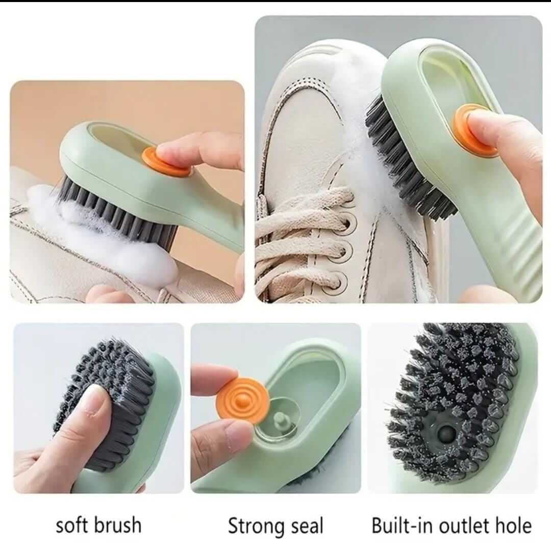 1PC Press-Type Shoe Cleaning Brush โ Multifunctional Liquid Scrubber
