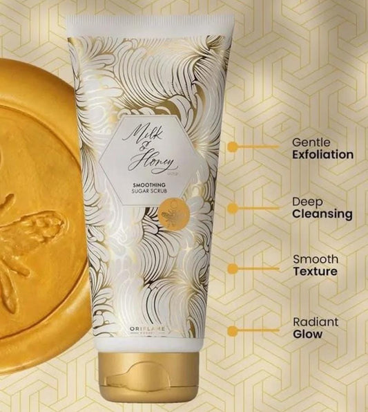 Milk & Honey Sugar Scrub  Body Exfoliator 200ml