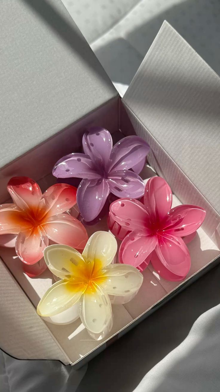 flower claw clips